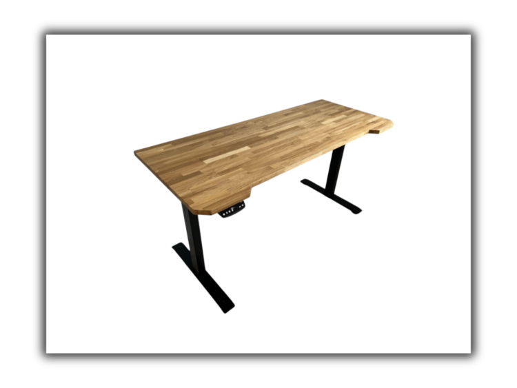biurko drewniane elektryczne