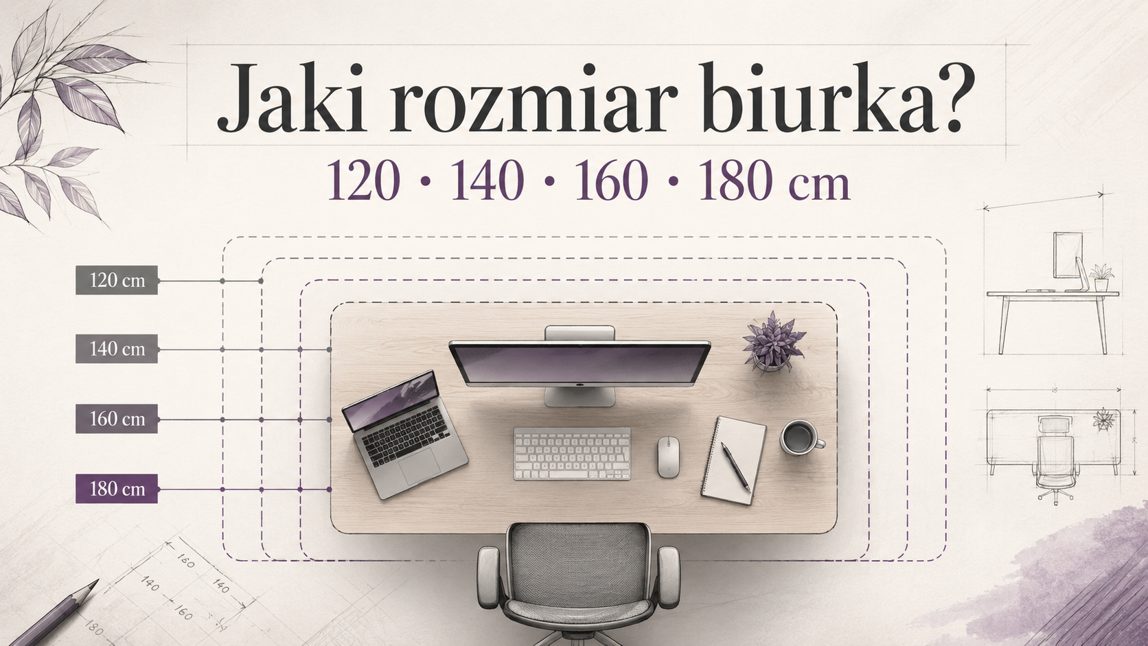 jaki rozmiar biurka wybrac